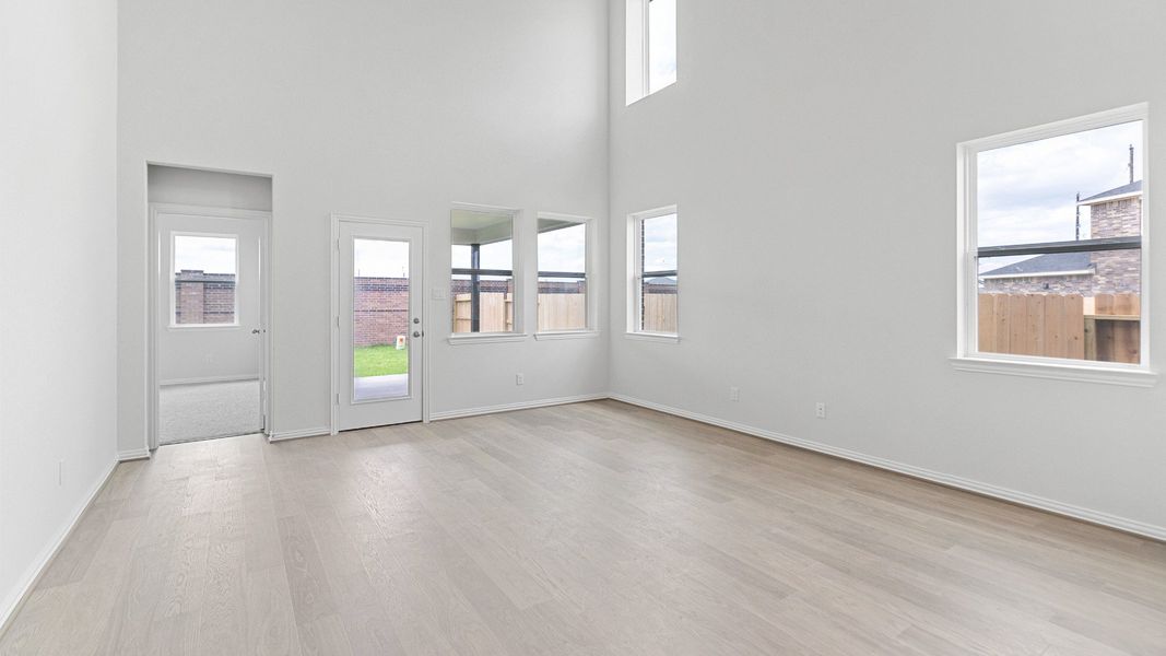 Representative furnished interior of a home built from the Wayfinder by Brightland Homes in Bridgeland Creekland Village, Cypress (Image 10).