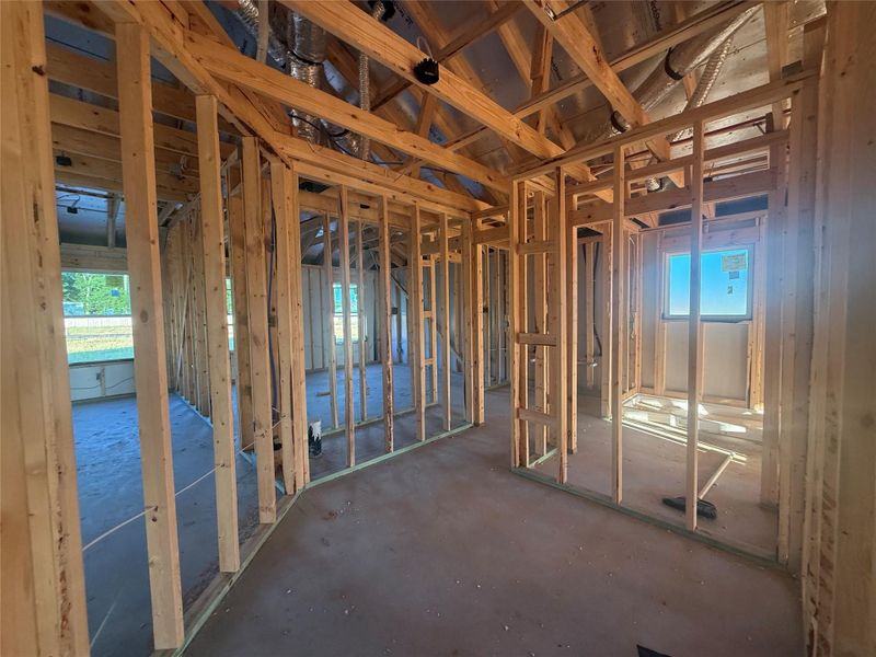 In-progress construction of a new home in , Conroe, TX (Image 4).