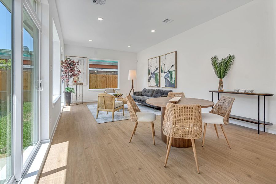 Furnished interior view inside a new home in , Houston (Image 5).