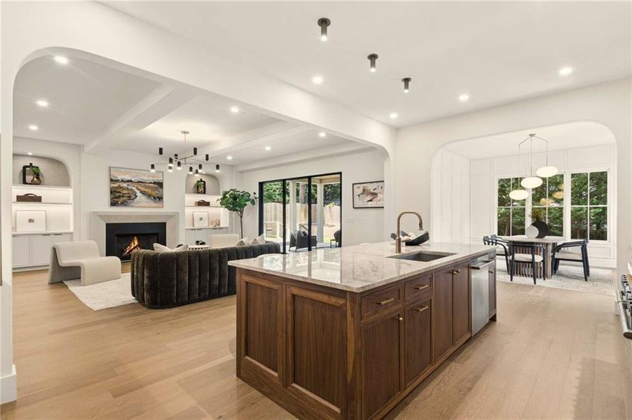 Furnished interior view inside a new home in , Brookhaven (Image 41).