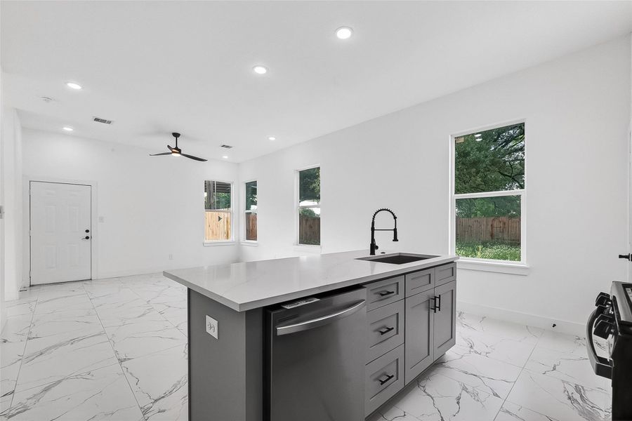 Furnished interior view inside a new home in , Houston (Image 4).