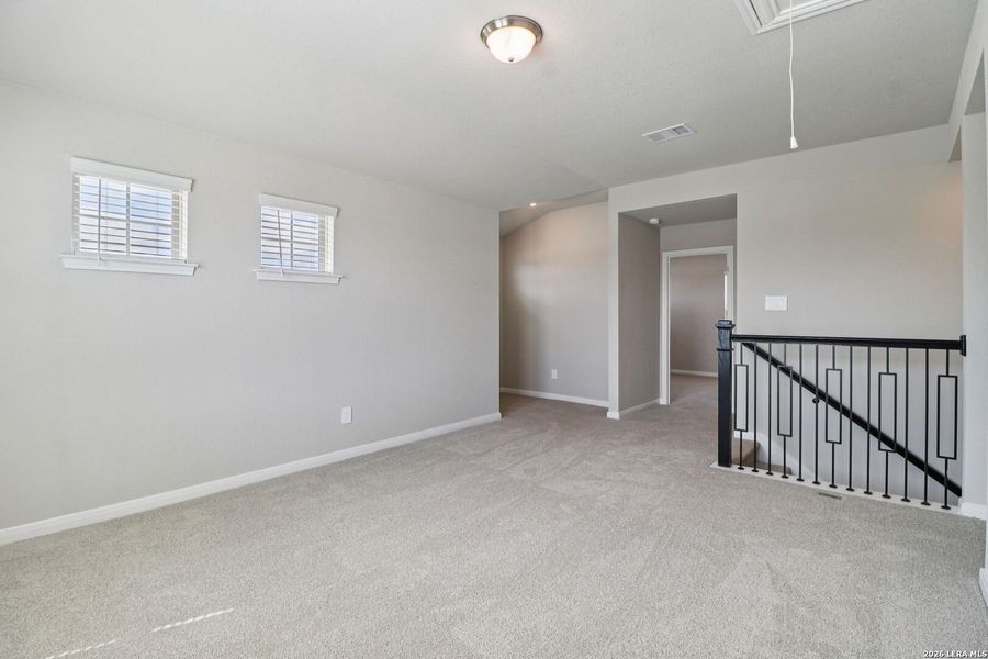 Spacious, unfurnished interior of a new home in Legendary Trails - Premier Series, Cibolo (Image 34).