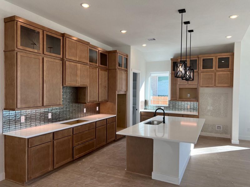 Furnished interior view inside a new home in Wood Leaf Reserve, Tomball (Image 18).
