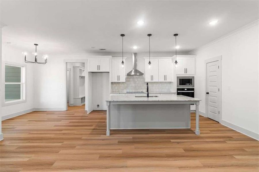 Furnished interior view inside a new home in , Covington (Image 8).