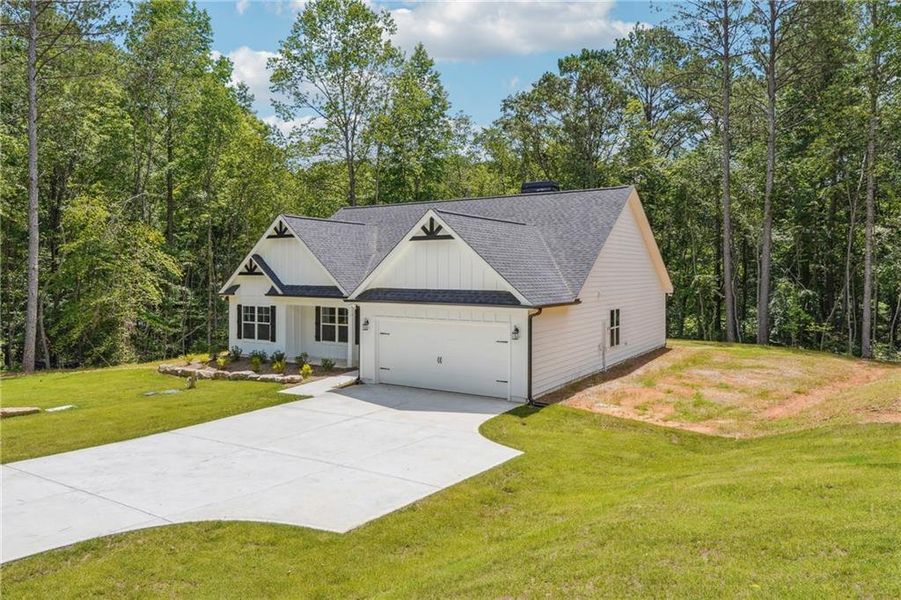 Front exterior of a new home in , Talking Rock, GA, highlighting curb appeal (Image 22).