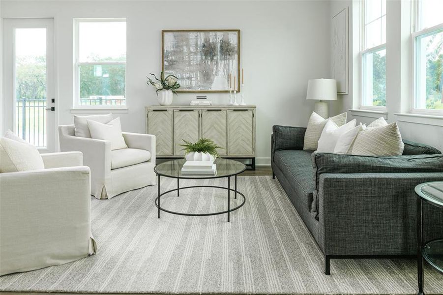 Furnished interior view inside a new home in Vivir, Valrico (Image 5).