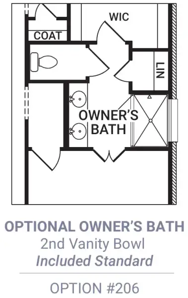 2nd Sink in Owners Bath