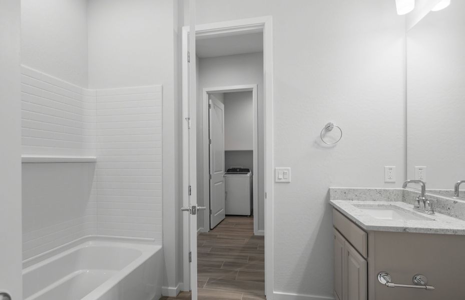 Furnished interior view inside a new home in Regent Hills - Meadow Series, Buckeye (Image 10).