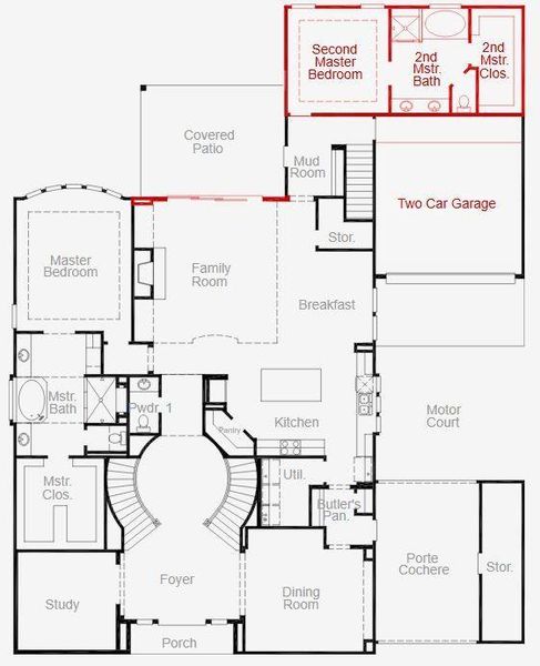 2D floor plan layout of this home in Harvest Green, Richmond, TX (Image 3). 2D floor plan layout of this home in Harvest Green, Richmond, TX (Image 3).