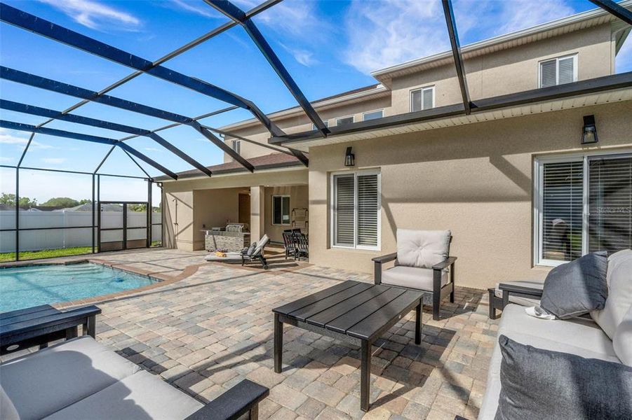 Exterior details and patio area of a home in , Lakeland (Image 34). Exterior details and patio area of a home in , Lakeland (Image 34).