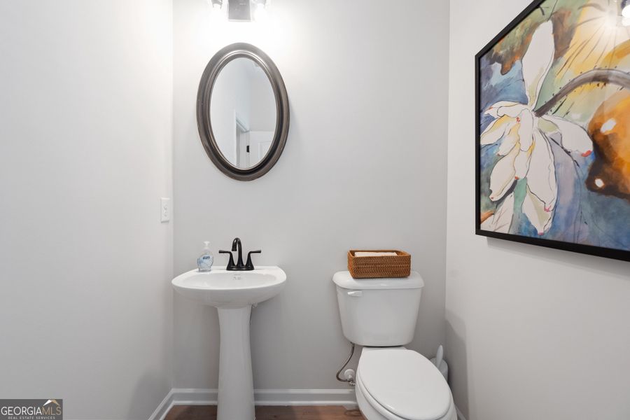 Furnished interior view inside a new home in Bryson Farms, Byron (Image 22). Furnished interior view inside a new home in Bryson Farms, Byron (Image 22).