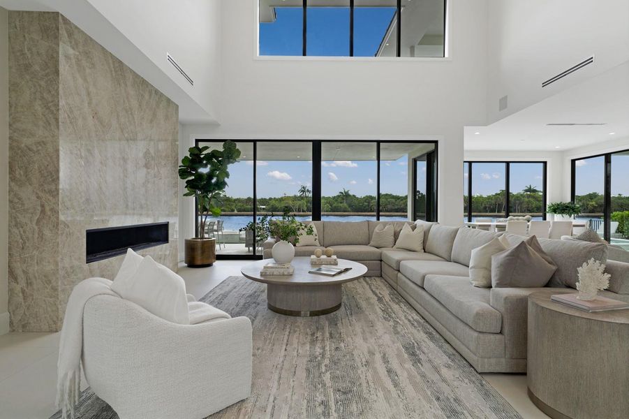 Furnished interior view inside a new home in , Fort Lauderdale (Image 5).