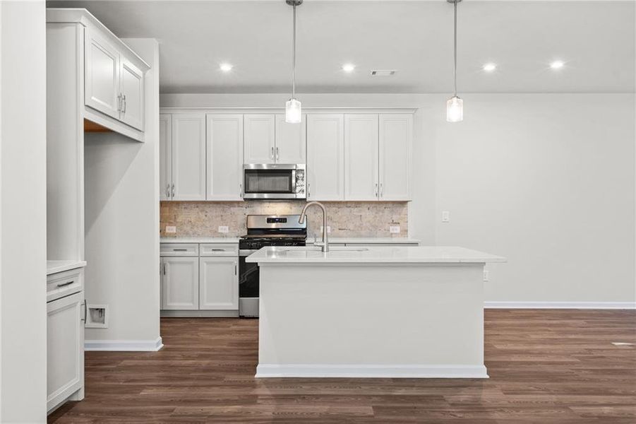 Furnished interior view inside a new home in The Village at Shallowford, Kennesaw (Image 14).