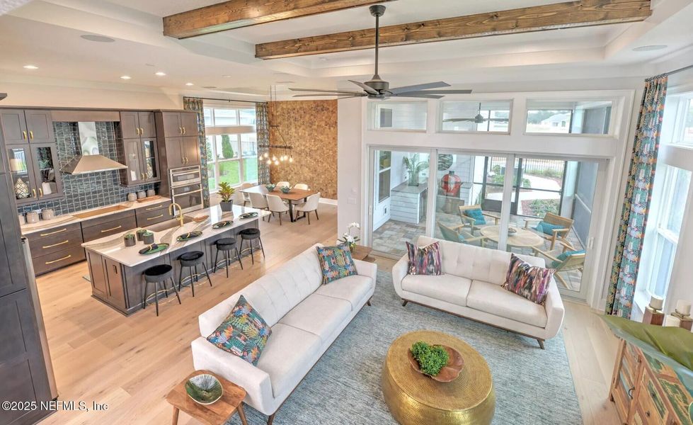 Furnished interior view inside a new home in , Fernandina Beach (Image 9).