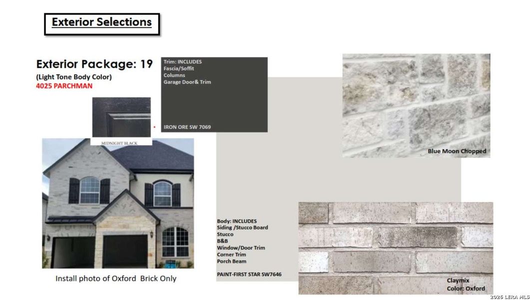 Sample of building materials used in homes in The Parklands, Schertz (Image 16). Sample of building materials used in homes in The Parklands, Schertz (Image 16).