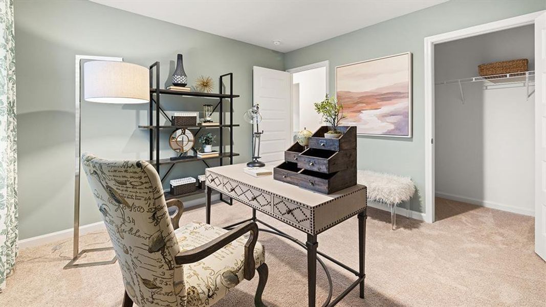 Furnished interior view inside a new home in Brooks Station, Dacula (Image 6).