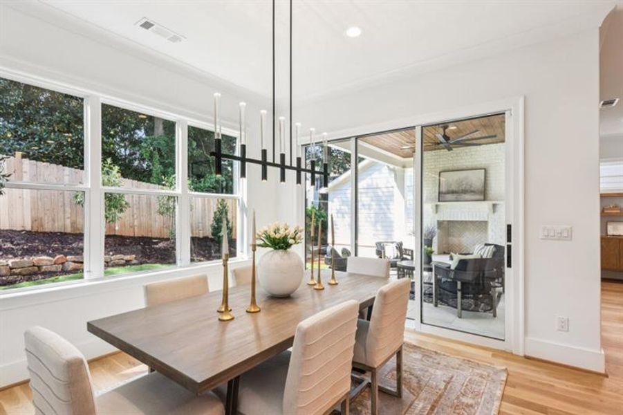 Furnished interior view inside a new home in , Marietta (Image 7).