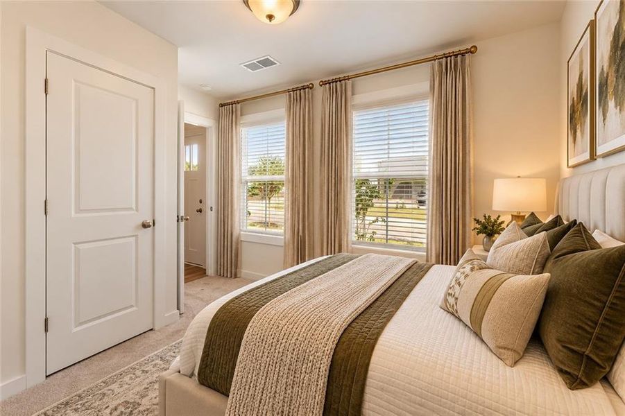 Furnished interior view inside a new home in Array, Atlanta (Image 8). Furnished interior view inside a new home in Array, Atlanta (Image 8).