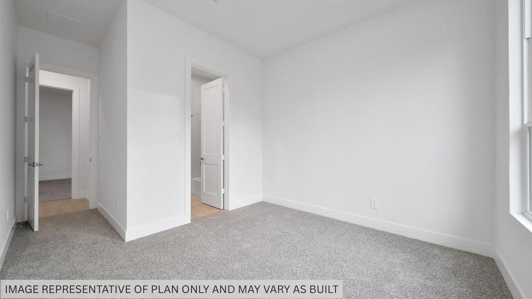 Representative unfurnished interior of a home built from the Portifino by D.R. Horton in Butlers Bend Estates, Pinehurst (Image 41).