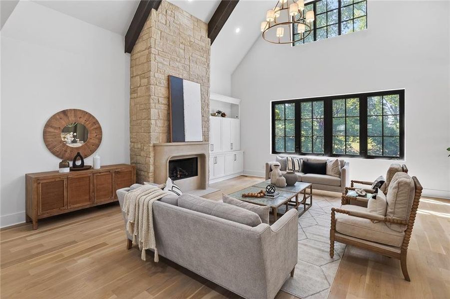 Furnished interior view inside a new home in , Roswell (Image 45).