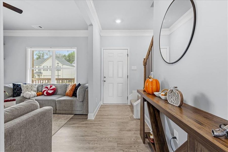 Furnished interior view inside a new home in , Atlanta (Image 12).