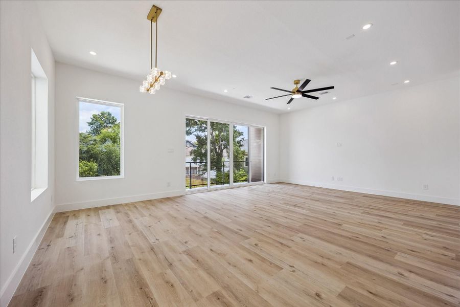 Spacious, unfurnished interior of a new home in , Houston (Image 16). Spacious, unfurnished interior of a new home in , Houston (Image 16).