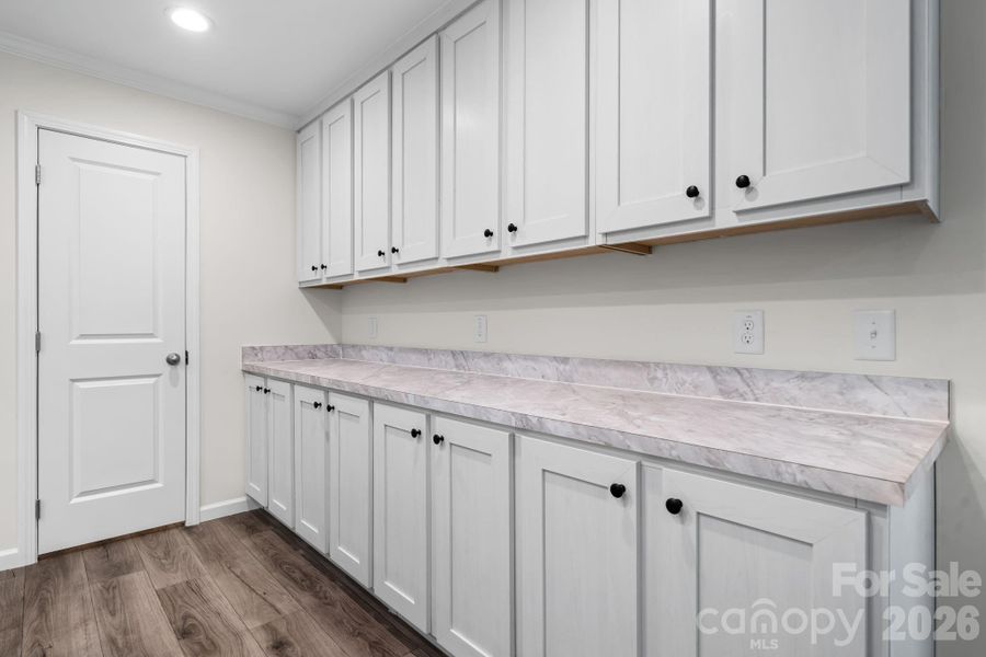 Tons of cabinets and counter space