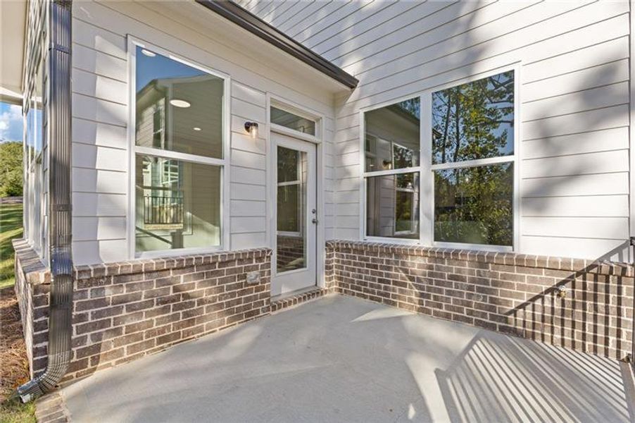 Exterior details and patio area of a home in , Dacula (Image 19).