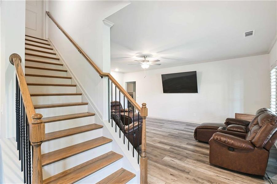 Furnished interior view inside a new home in , Auburn (Image 77).