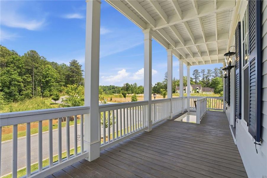 Exterior details and patio area of a home in , Dacula (Image 3).