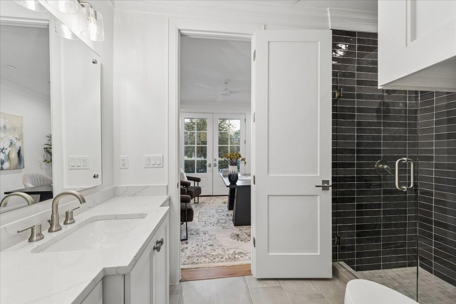 All the bathrooms are beautifully designed as well.