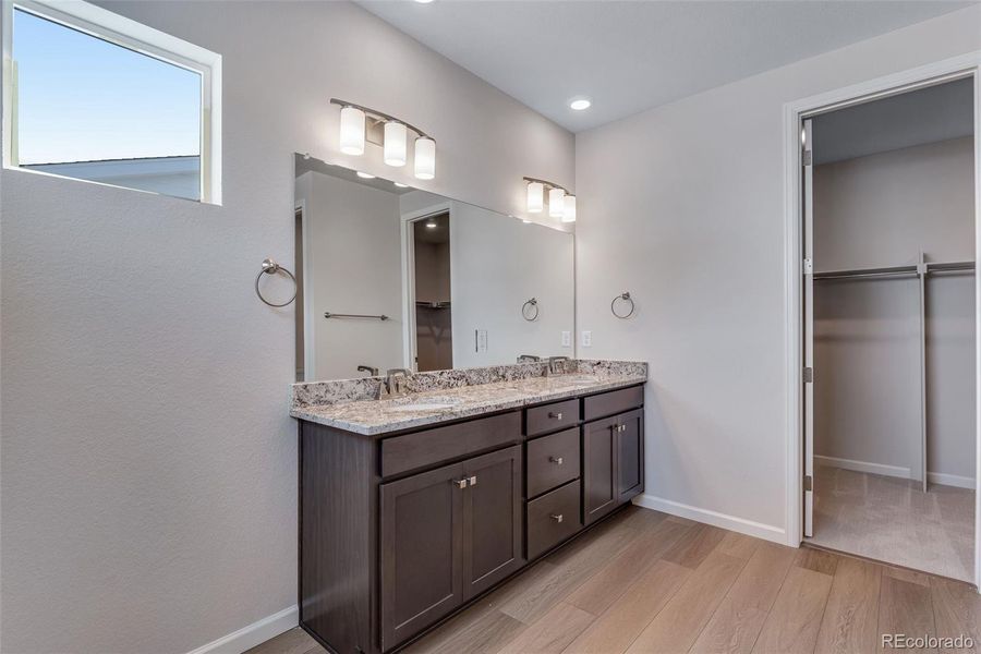 Furnished interior view inside a new home in Medley at Reunion Ridge, Commerce City (Image 9).