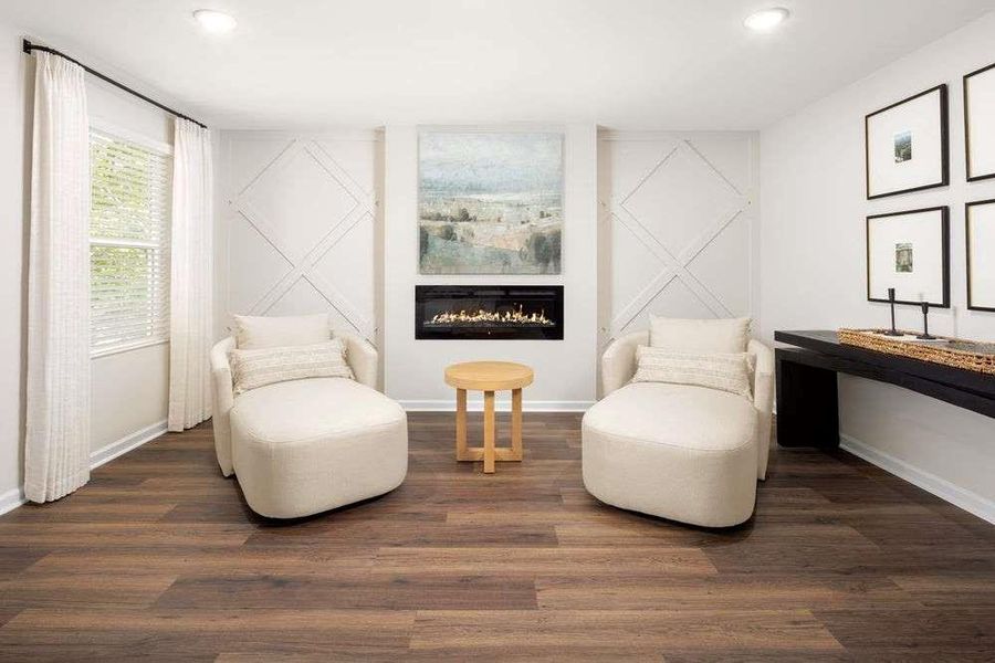 Furnished interior view inside a new home in The Woodlands Preserve, Jackson (Image 18).