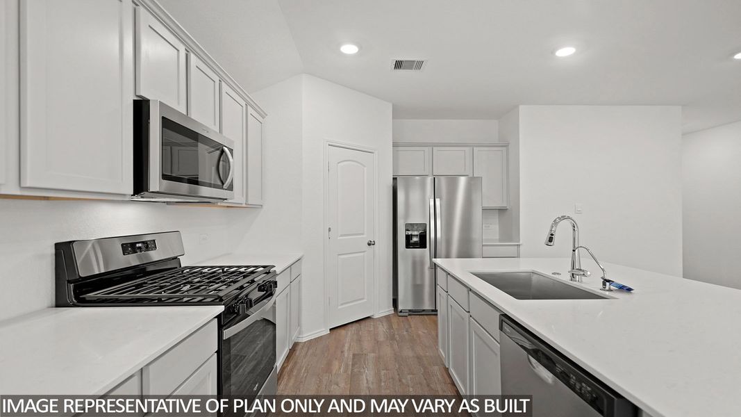Furnished interior view inside a new home in Porters Mill, New Caney (Image 6).