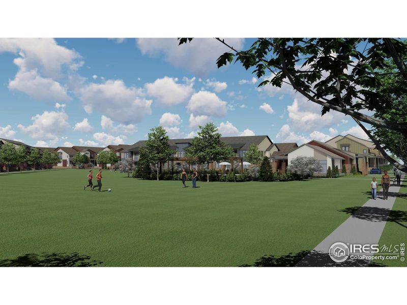 Expansive grass are in the quiet heart of the community Expansive grass are in the quiet heart of the community