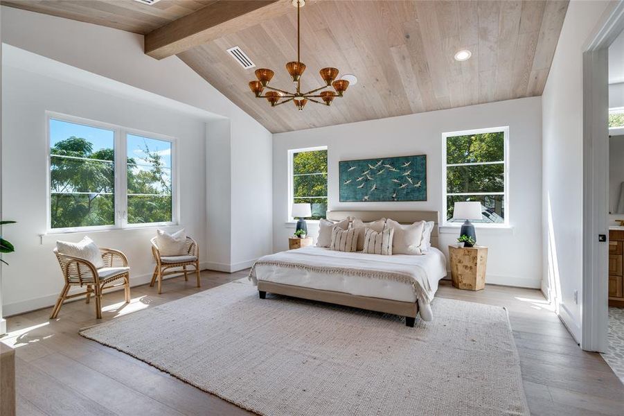 Furnished interior view inside a new home in , Dallas (Image 11).