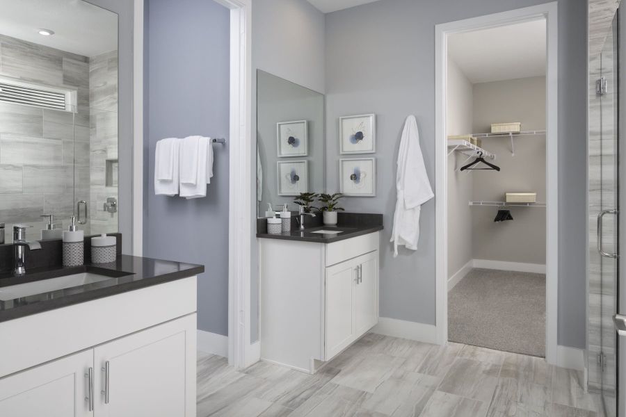 Representative furnished interior of a home built from the Pelican by Mattamy Homes in Wellen Park, Venice (Image 12).