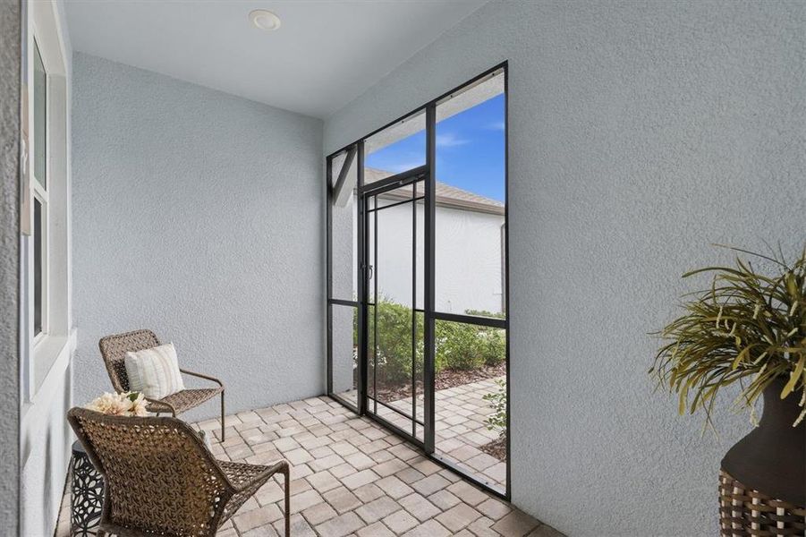 Exterior details and patio area of a home in , Parrish (Image 19).