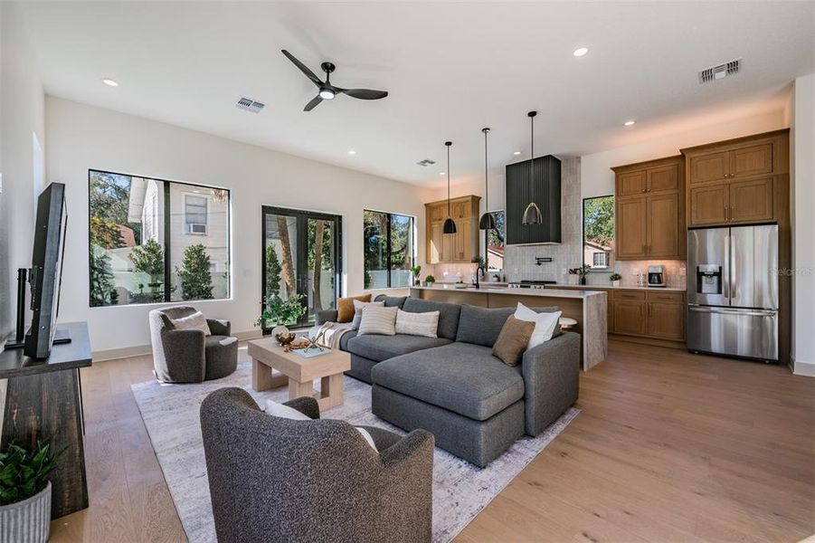 Furnished interior view inside a new home in , Tampa (Image 4).