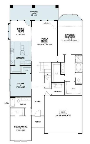 2D floor plan layout of this home in Aster Park, McKinney, TX (Image 3). 2D floor plan layout of this home in Aster Park, McKinney, TX (Image 3).