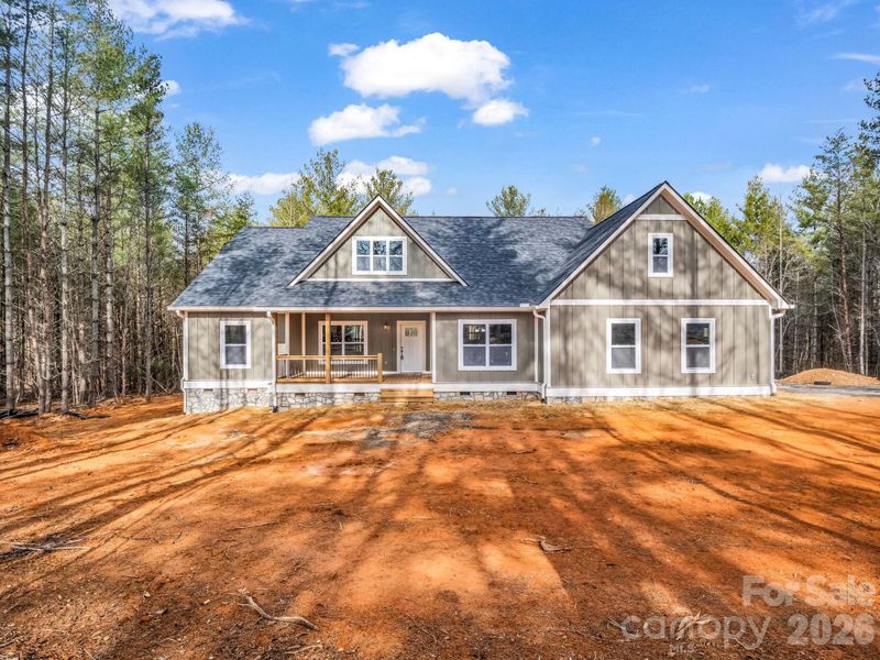 In-progress construction of a new home in , Morganton, NC (Image 33).