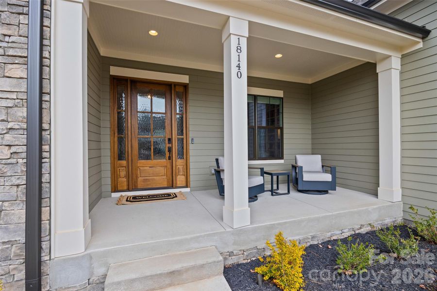 Exterior details and patio area of a home in , Charlotte (Image 23).