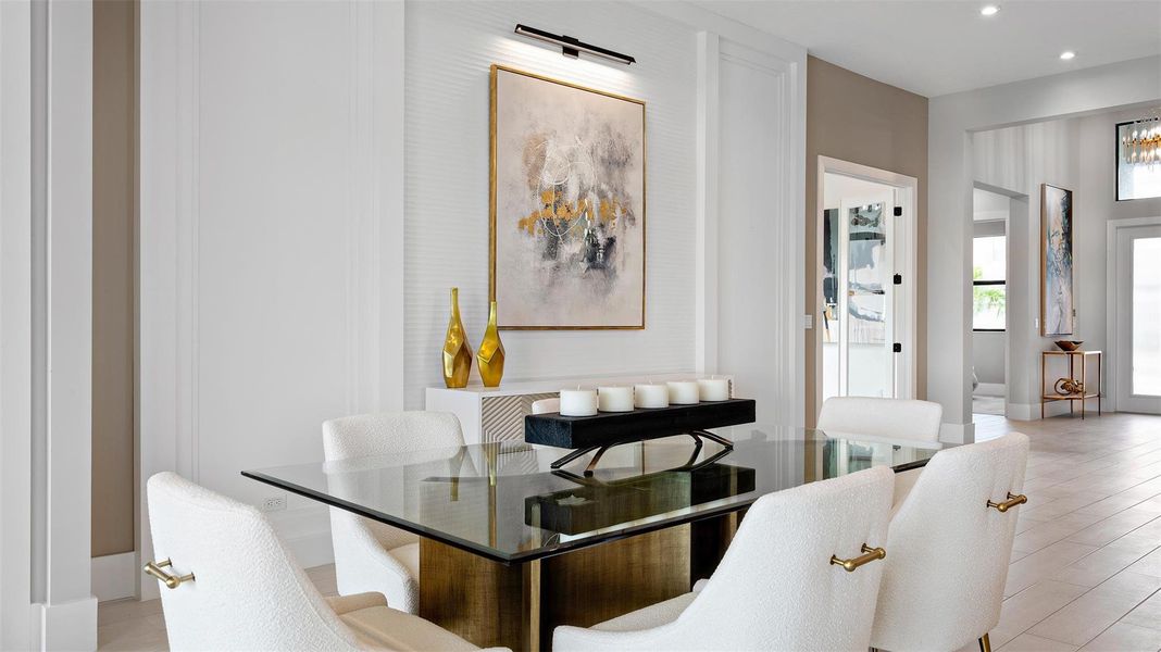 Furnished interior view inside a new home in , Port St. Lucie (Image 6).