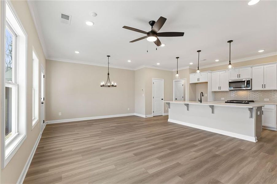 Spacious, unfurnished interior of a new home in River Walk Place, Lawrenceville (Image 14).