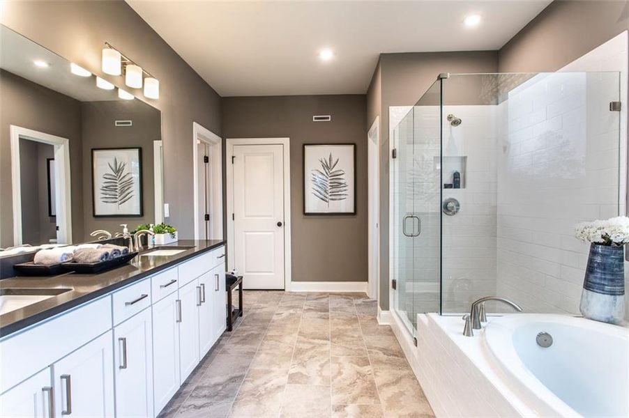 Furnished interior view inside a new home in Hopewell Reserve, Cumming (Image 11). Furnished interior view inside a new home in Hopewell Reserve, Cumming (Image 11).