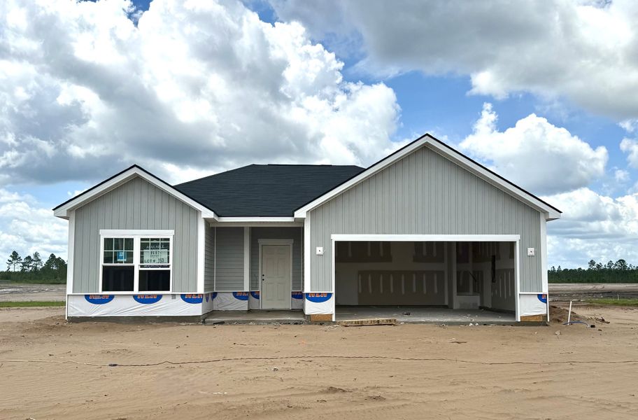 In-progress construction of a new home in The Village at Sassafras, Allenhurst, GA (Image 4). In-progress construction of a new home in The Village at Sassafras, Allenhurst, GA (Image 4).