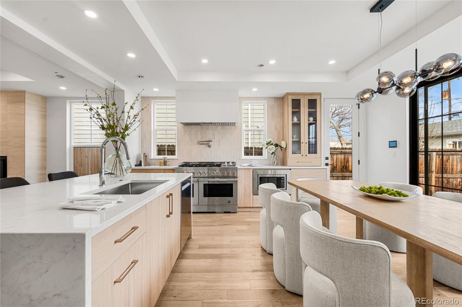 Furnished interior view inside a new home in , Denver (Image 11).