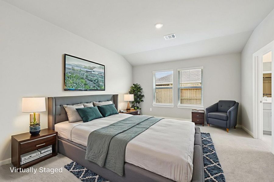 Furnished interior view inside a new home in Heights of Barbers Hill, Mont Belvieu (Image 7). Furnished interior view inside a new home in Heights of Barbers Hill, Mont Belvieu (Image 7).