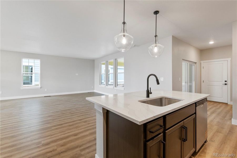 Furnished interior view inside a new home in Windler Single Family Homes, Aurora (Image 5).