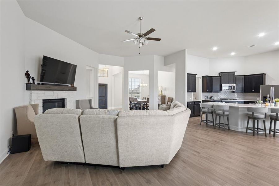 Furnished interior view inside a new home in , Greenville (Image 23).